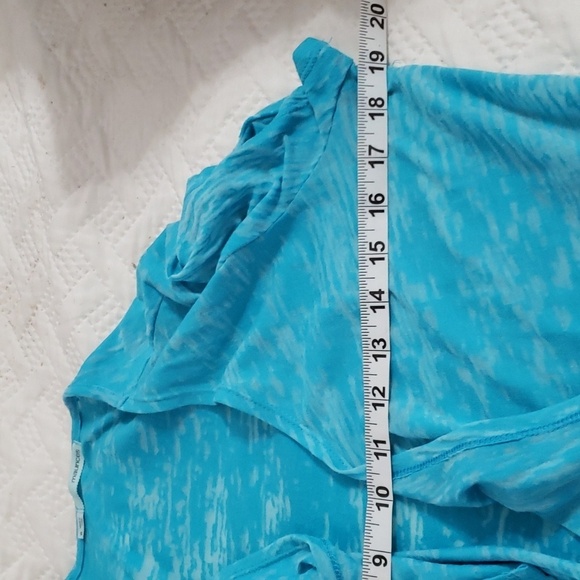 Maurices. Heathered Teal Open Front, Waterfall Kimino.  Size XL.  NWOT - Picture 10 of 11